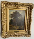 Framed Oil Painting Signed  T B Kensington