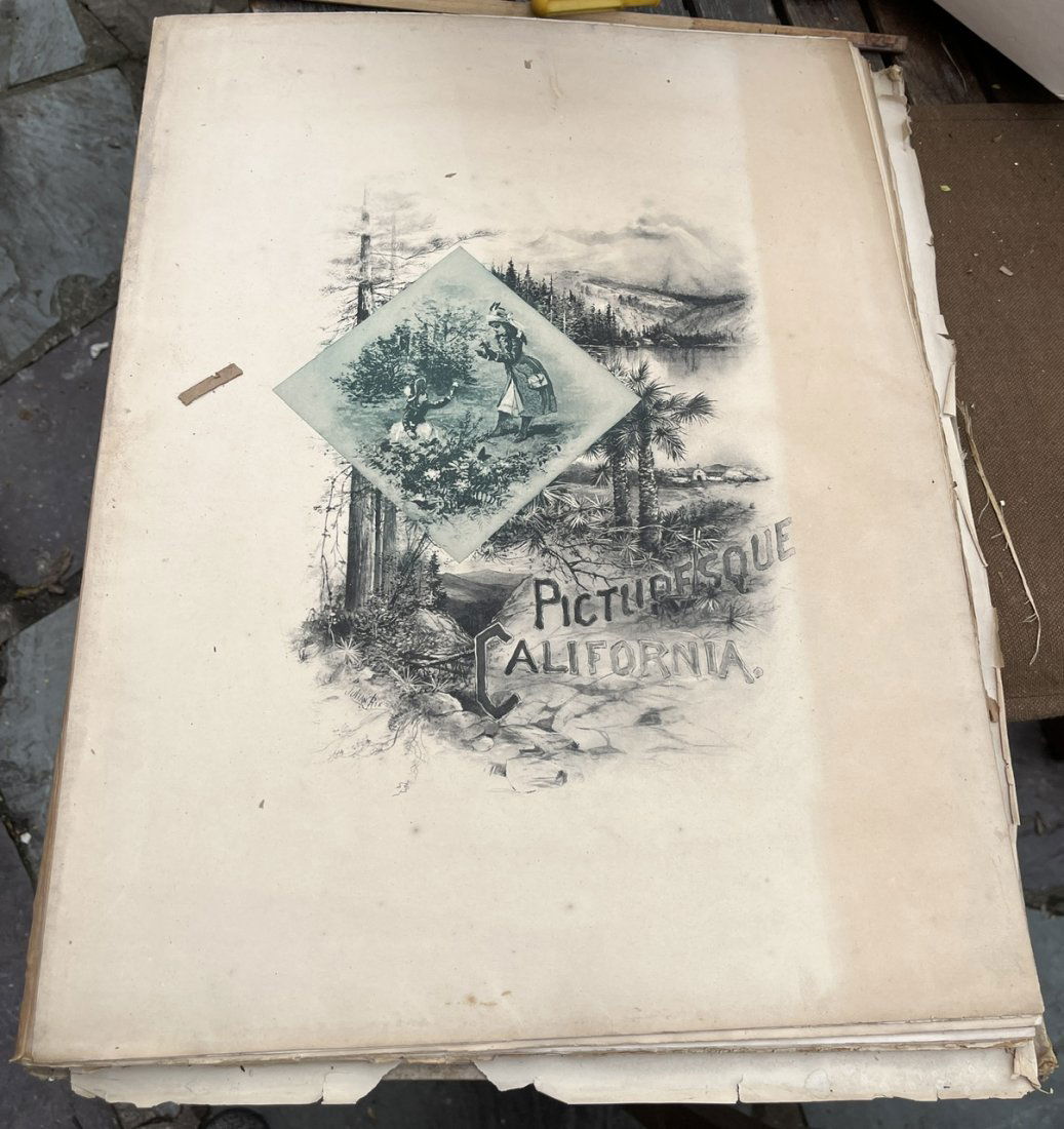 Large picturesque book of California (1 of 4)
