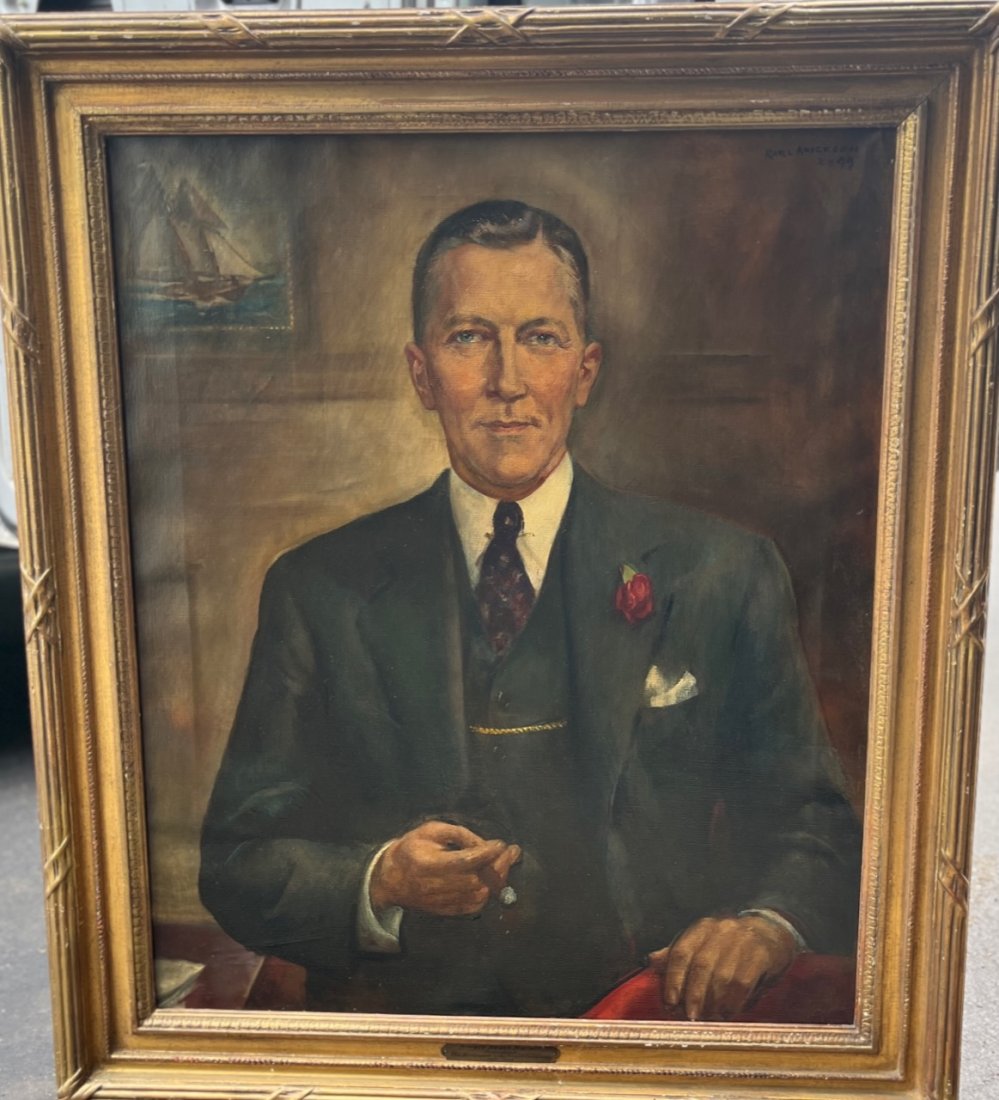 Portrait of Horace Beach Merwin: Signed