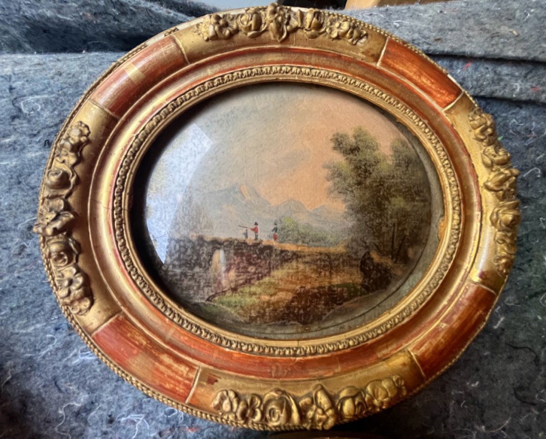 Pr. Of Watercolors signed on back Miller (1 of 7)