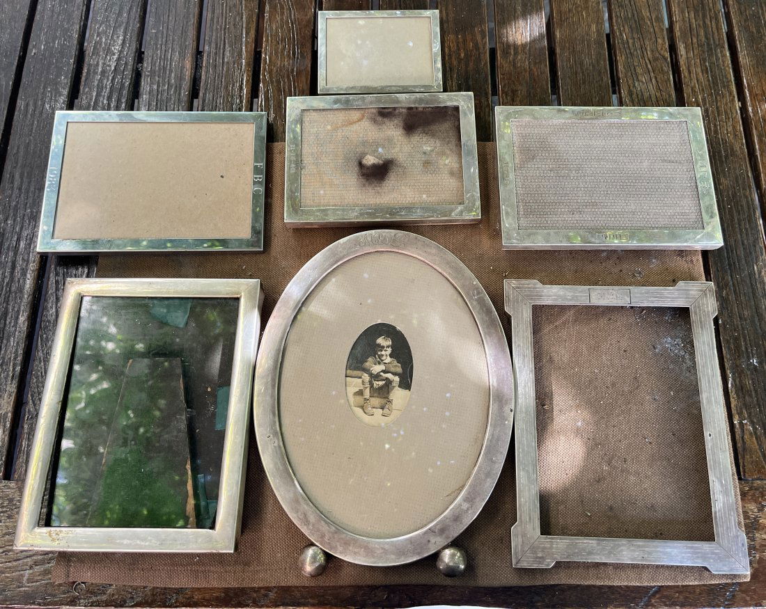 7 Vintage Frames 6 Marked Sterling (1 of 5)