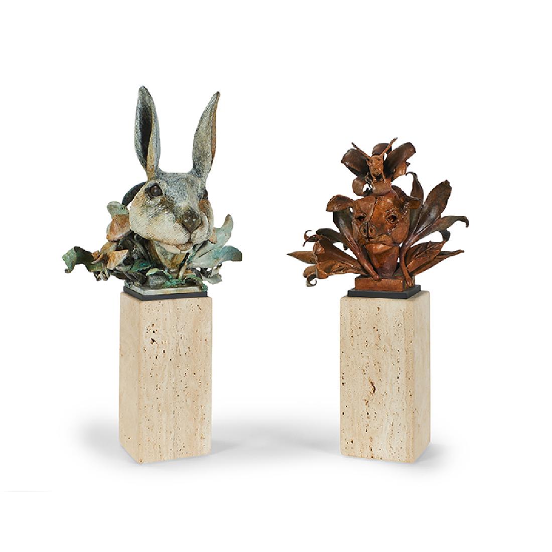 Ted Gall, Alice Fantasy and Pigs Fly, pair (1 of 3)