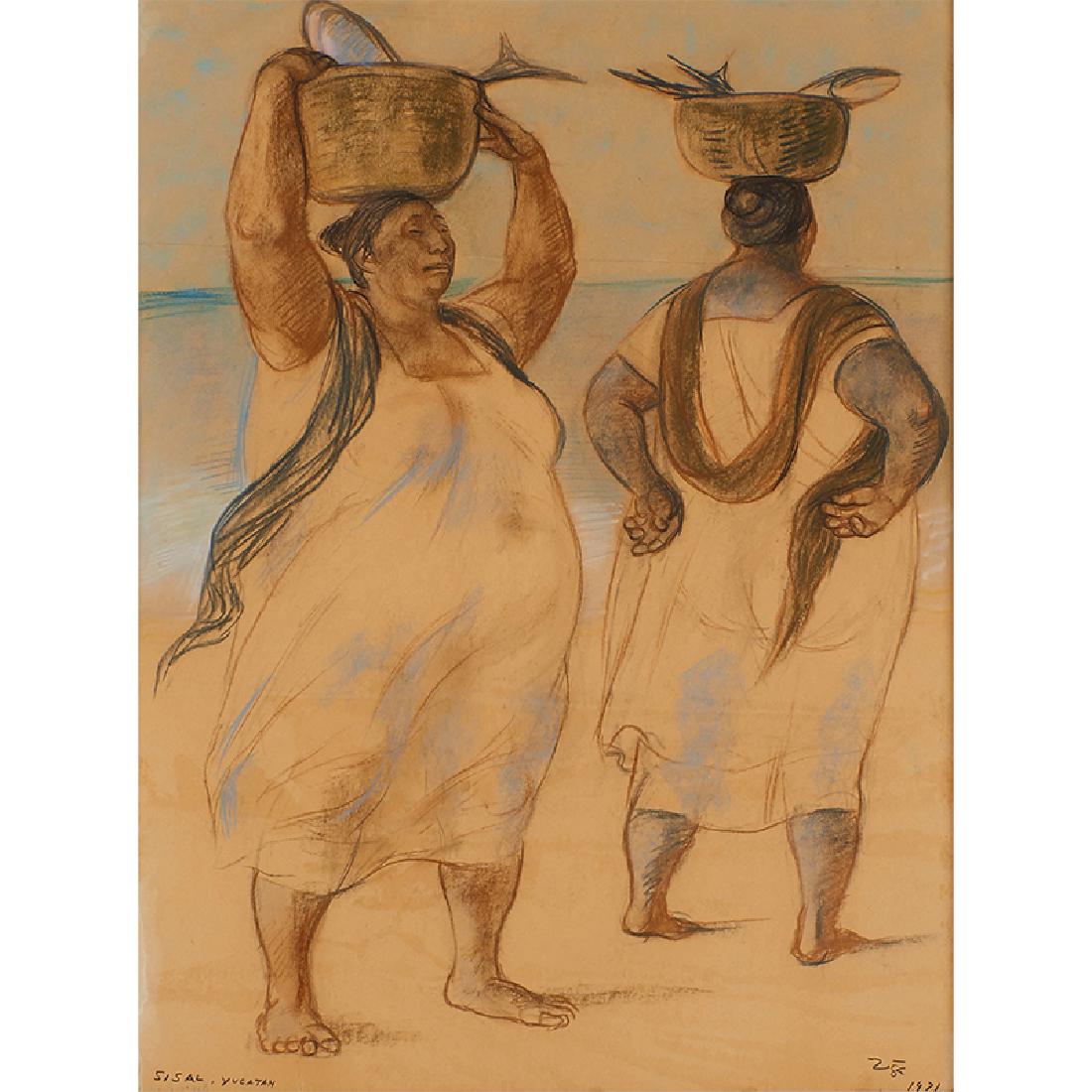 Francisco Zuniga, Sisal, Yucatan, 1971 (1 of 2)