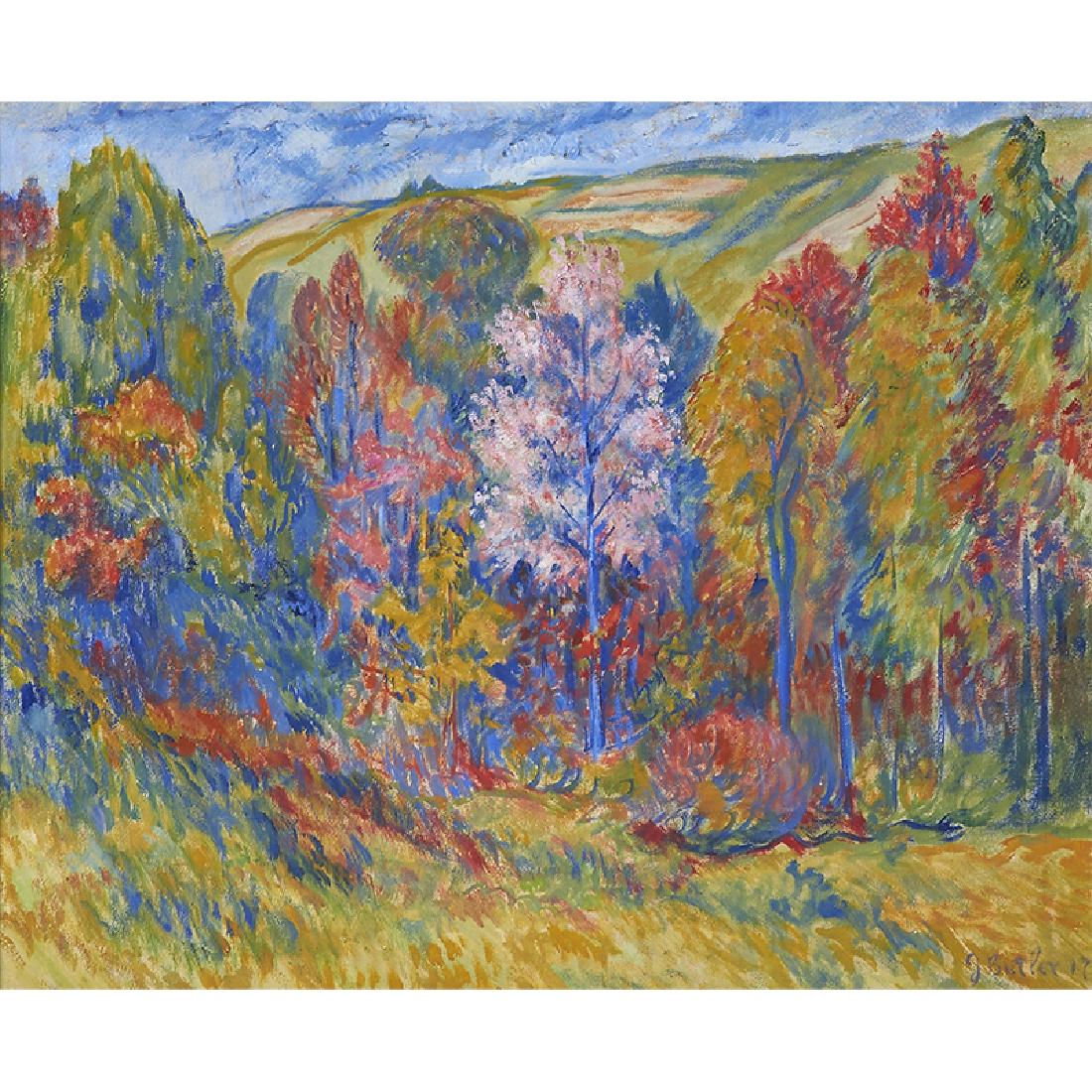 James P. Butler, Woods in the Fall, Candor, 1917 (1 of 2)