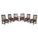 L & JG Stickley set of six dining chairs