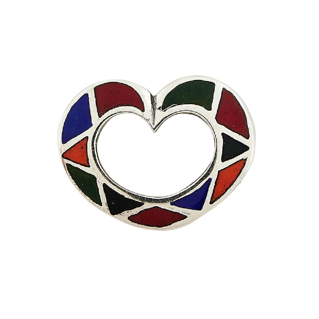 The Kalo Shop heart brooch (1 of 3)