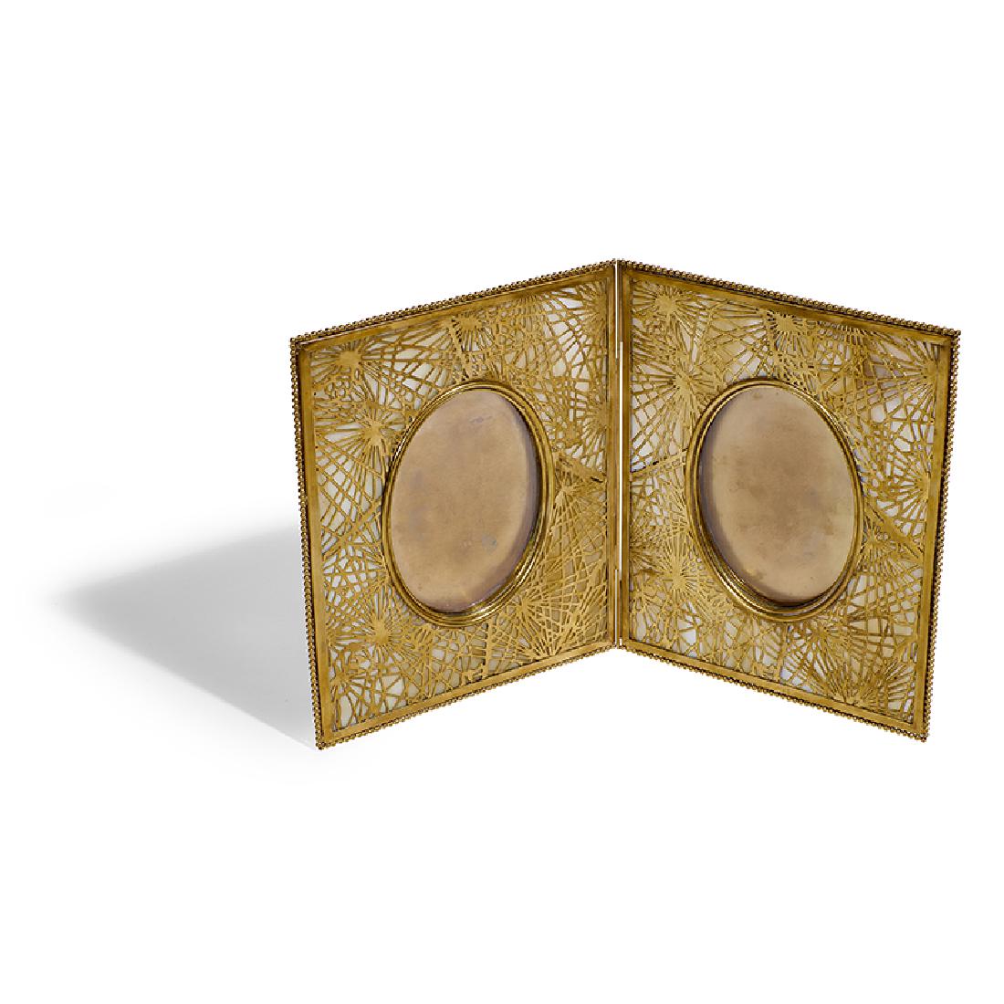 Tiffany Studios Pine Needle double picture frame (1 of 3)