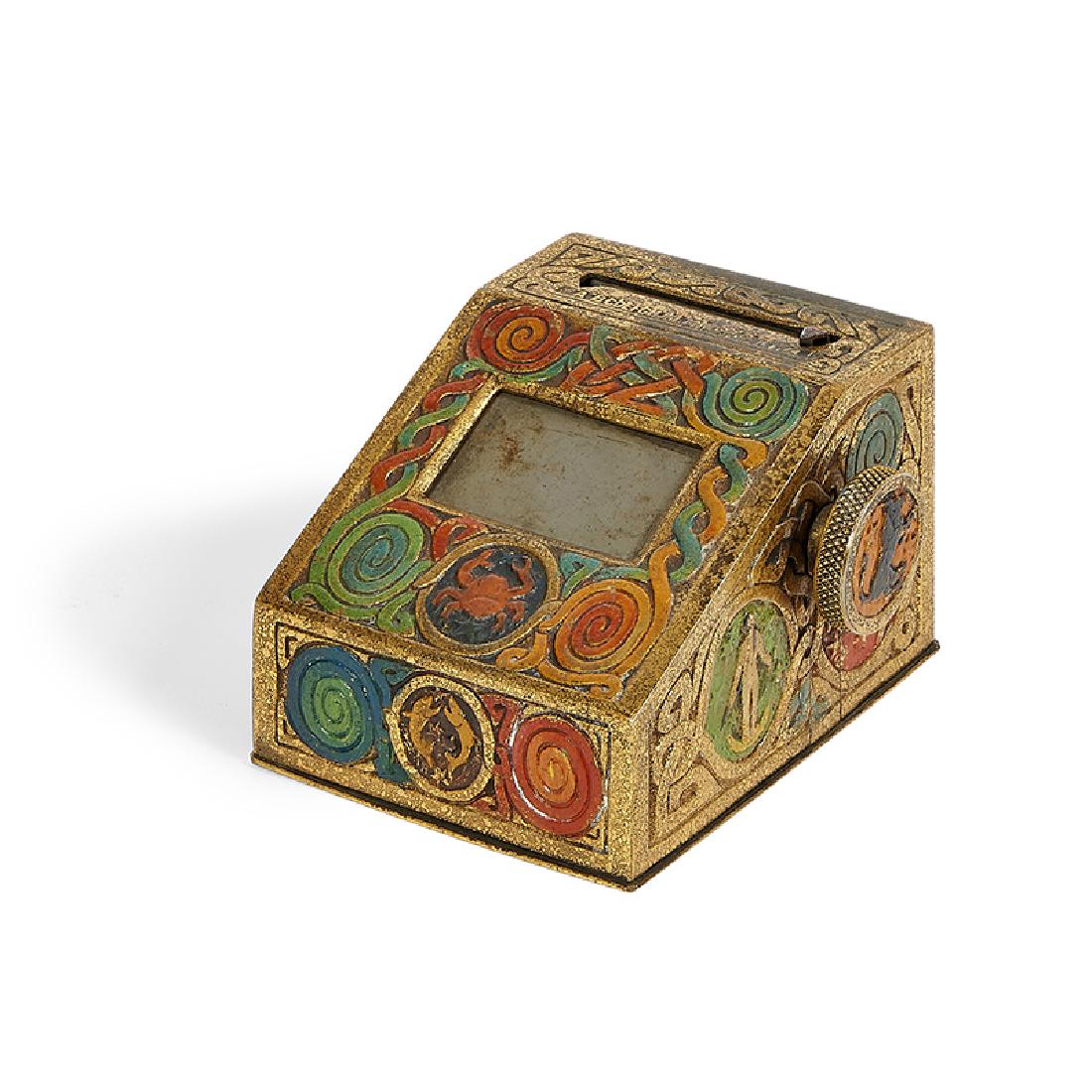 Tiffany Studios Zodiac rolodex, #1074 (1 of 4)