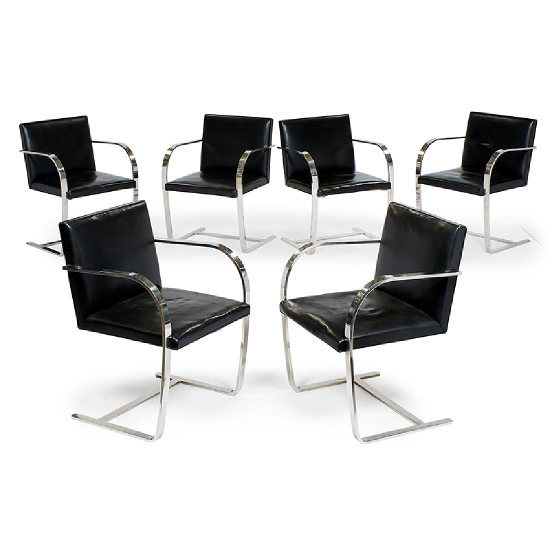 Mies van der Rohe, Knoll BRNO chairs, set of 6 (1 of 1)