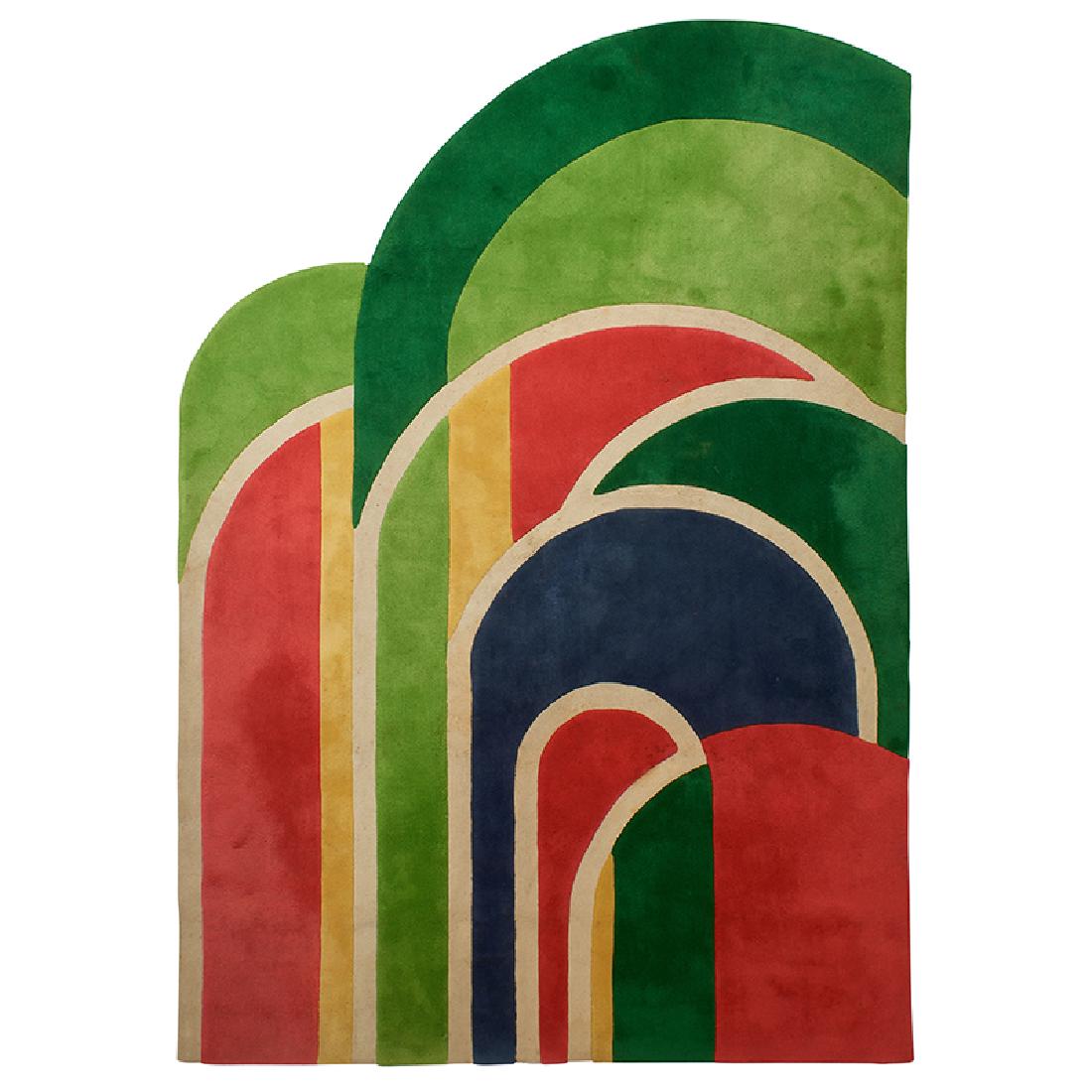 Edward Fields, Inc. rug: Edward Fields, Inc. rug USA, 1985 wool signed 128" x 90"