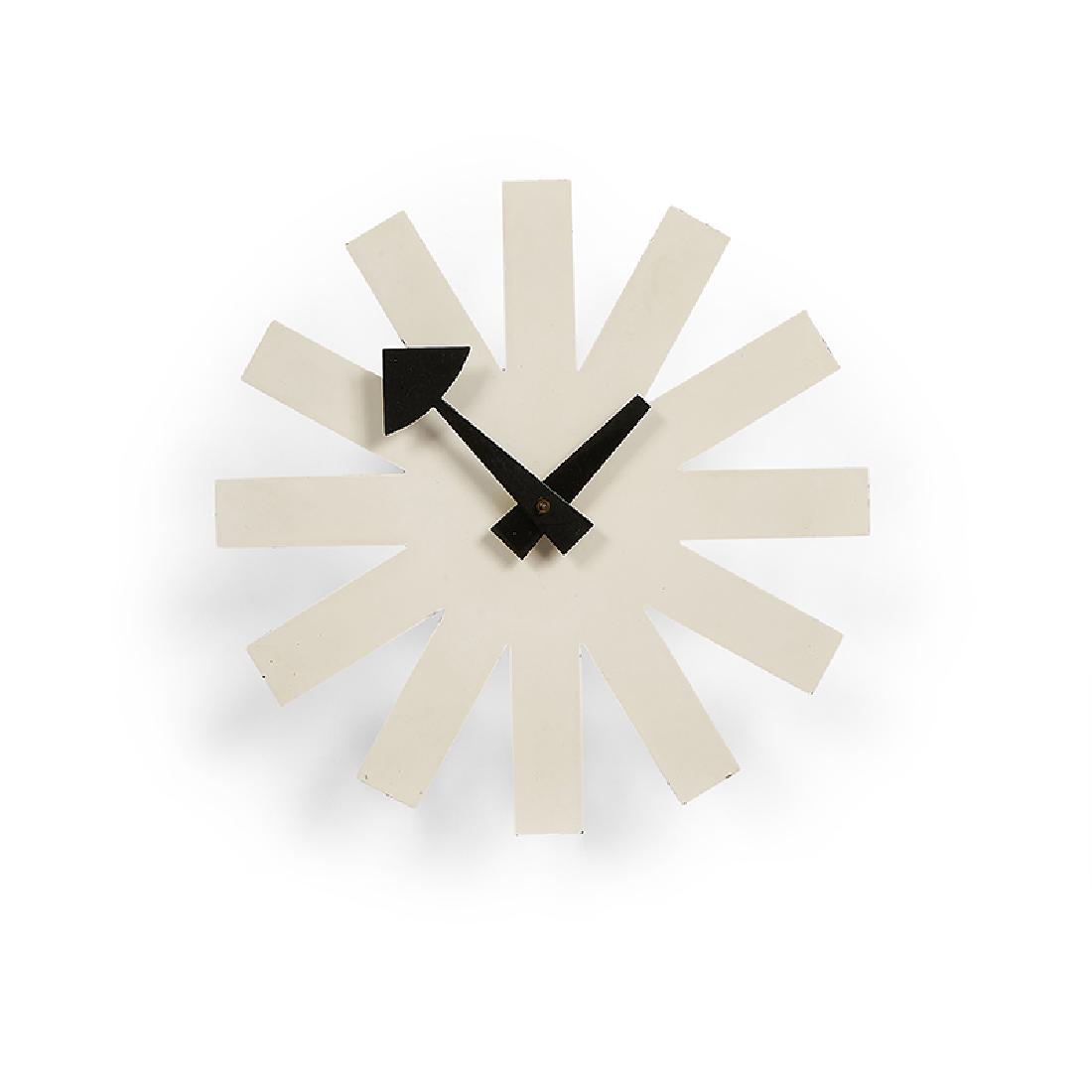 George Nelson Associates white Asterisk clock (1 of 1)