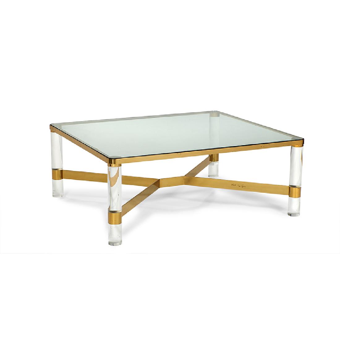 Karl Springer, Karl Springer, Ltd. large coffee table (1 of 2)