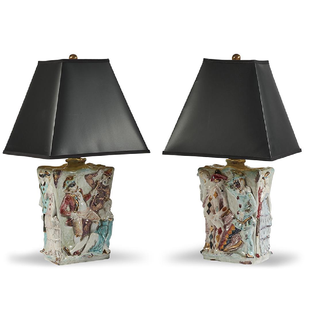 Professor Eugenio Pattarino table lamps, pair (1 of 2)