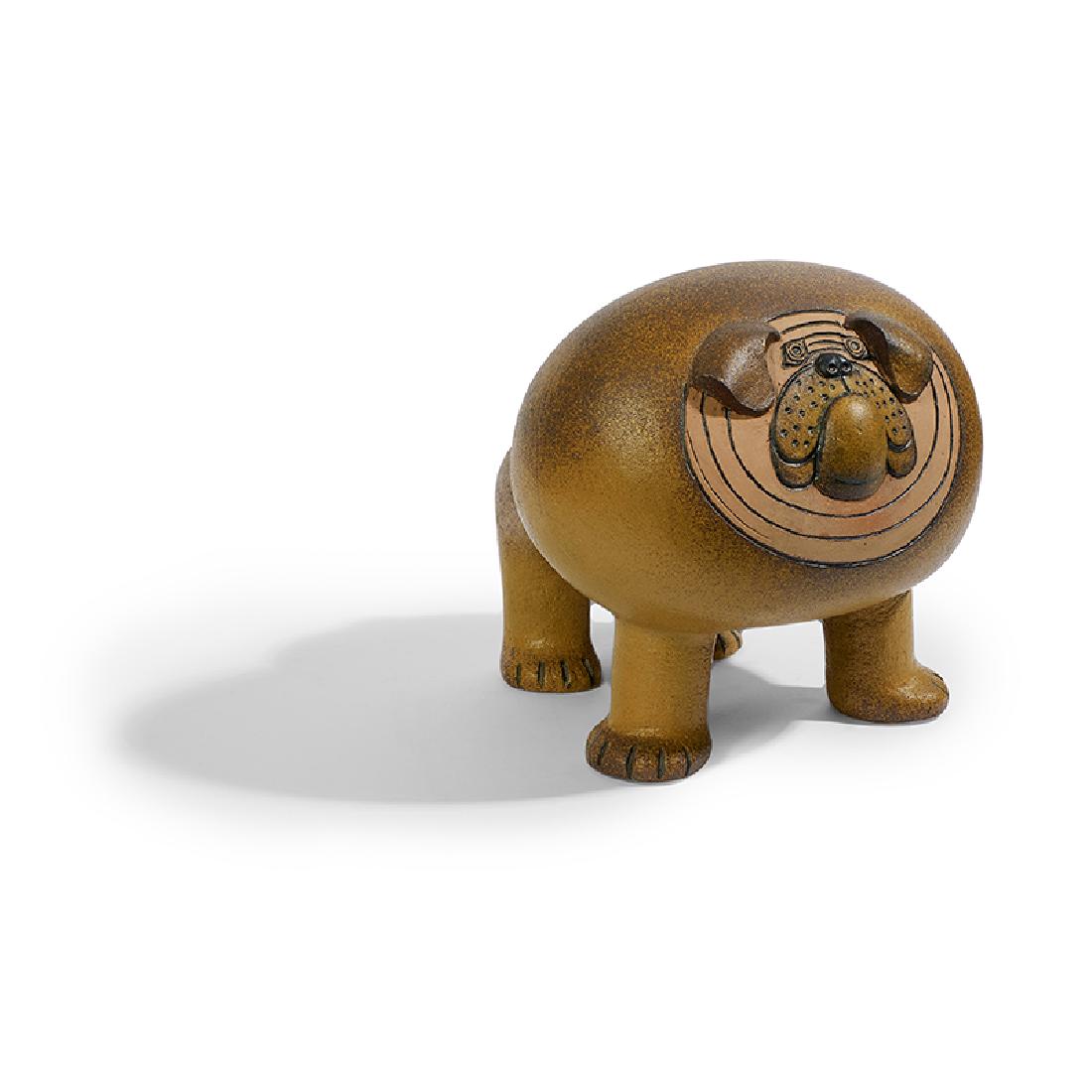 Lisa Larson, Gustavsberg large Bulldog sculpture (1 of 4)