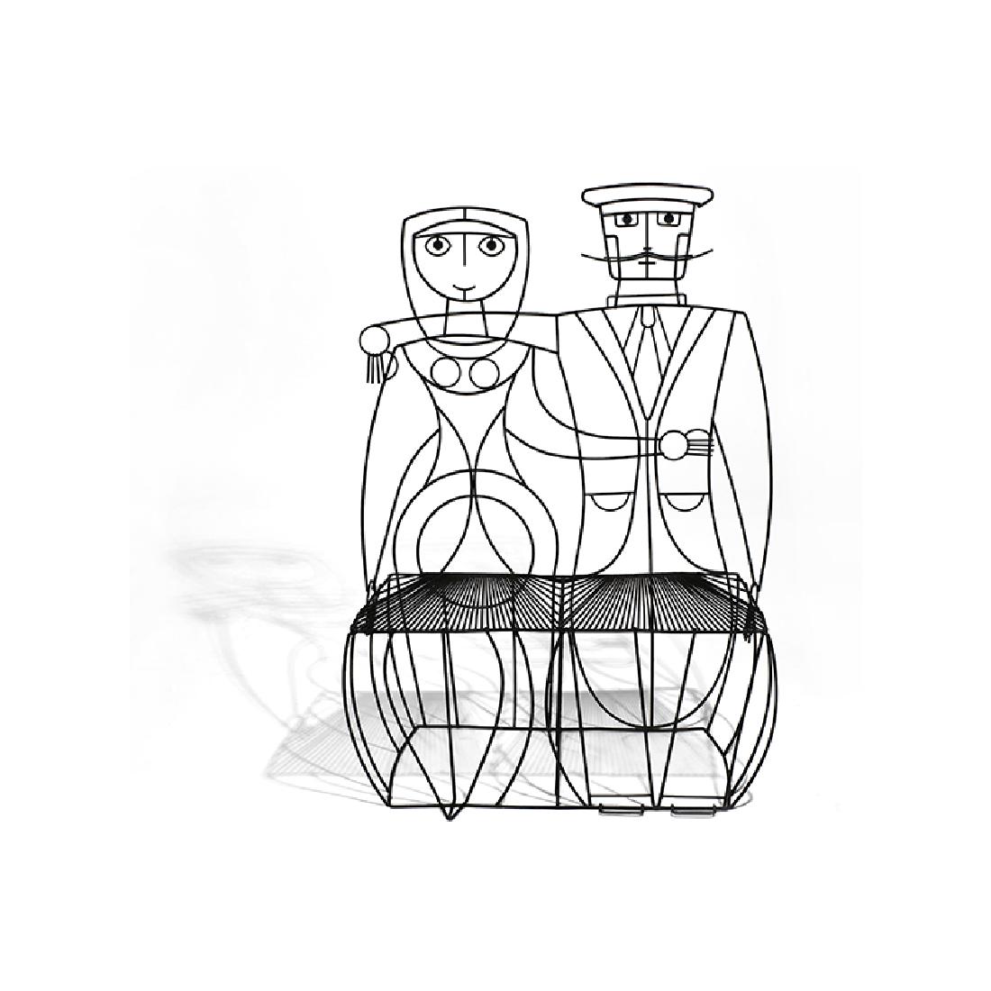 John Risley Woman and Man bench (1 of 1)