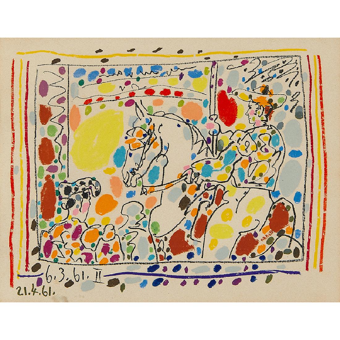 Pablo Picasso,  Le Picador II, 1961 (1 of 2)