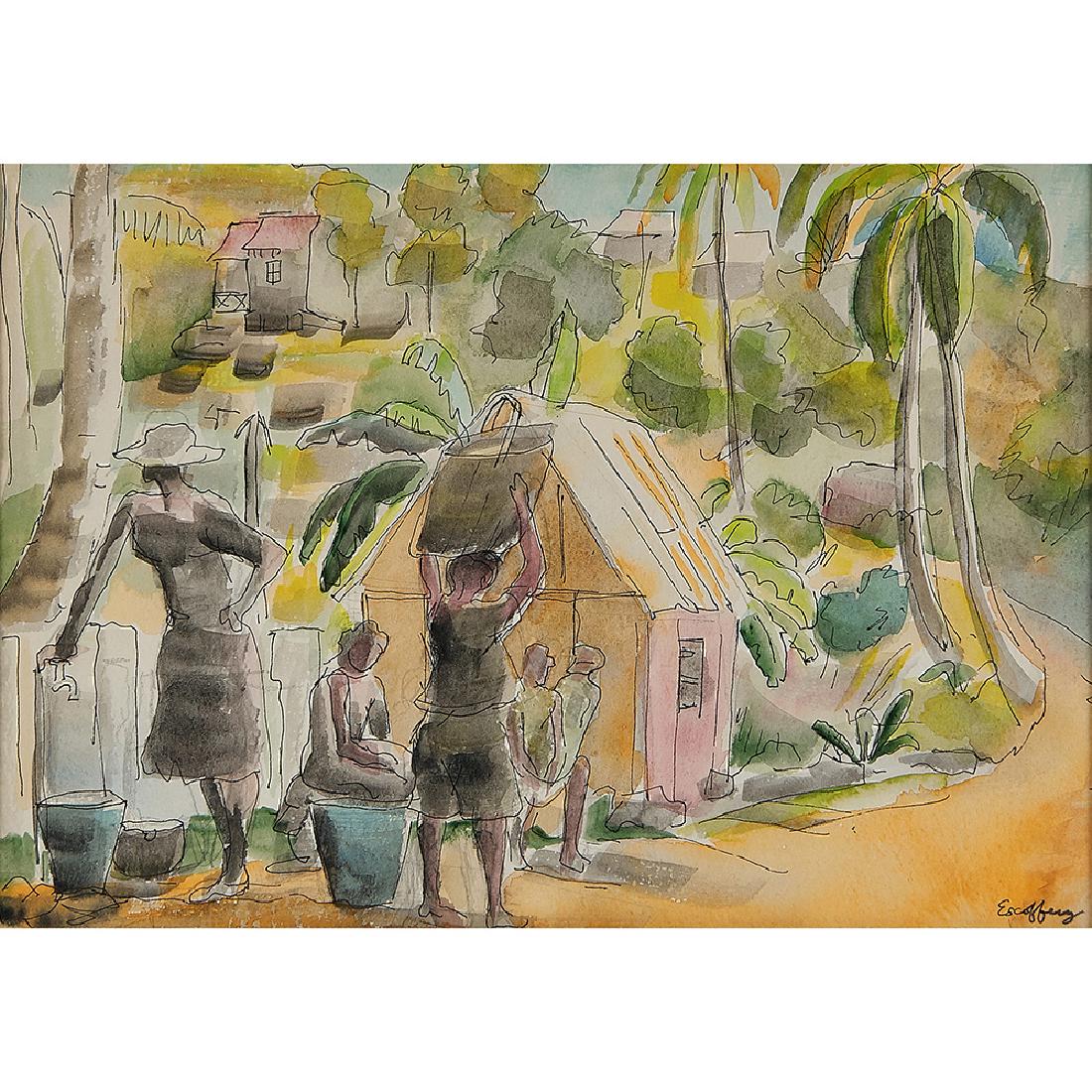 Gloria Escoffery, Workers (1 of 2)