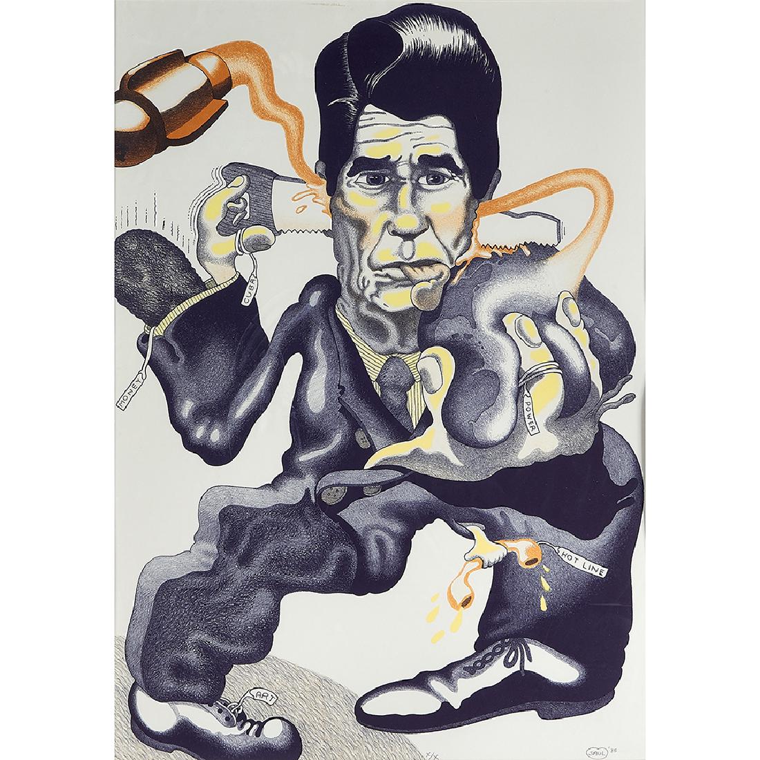 Peter Saul, Politics, 1985 (1 of 2)