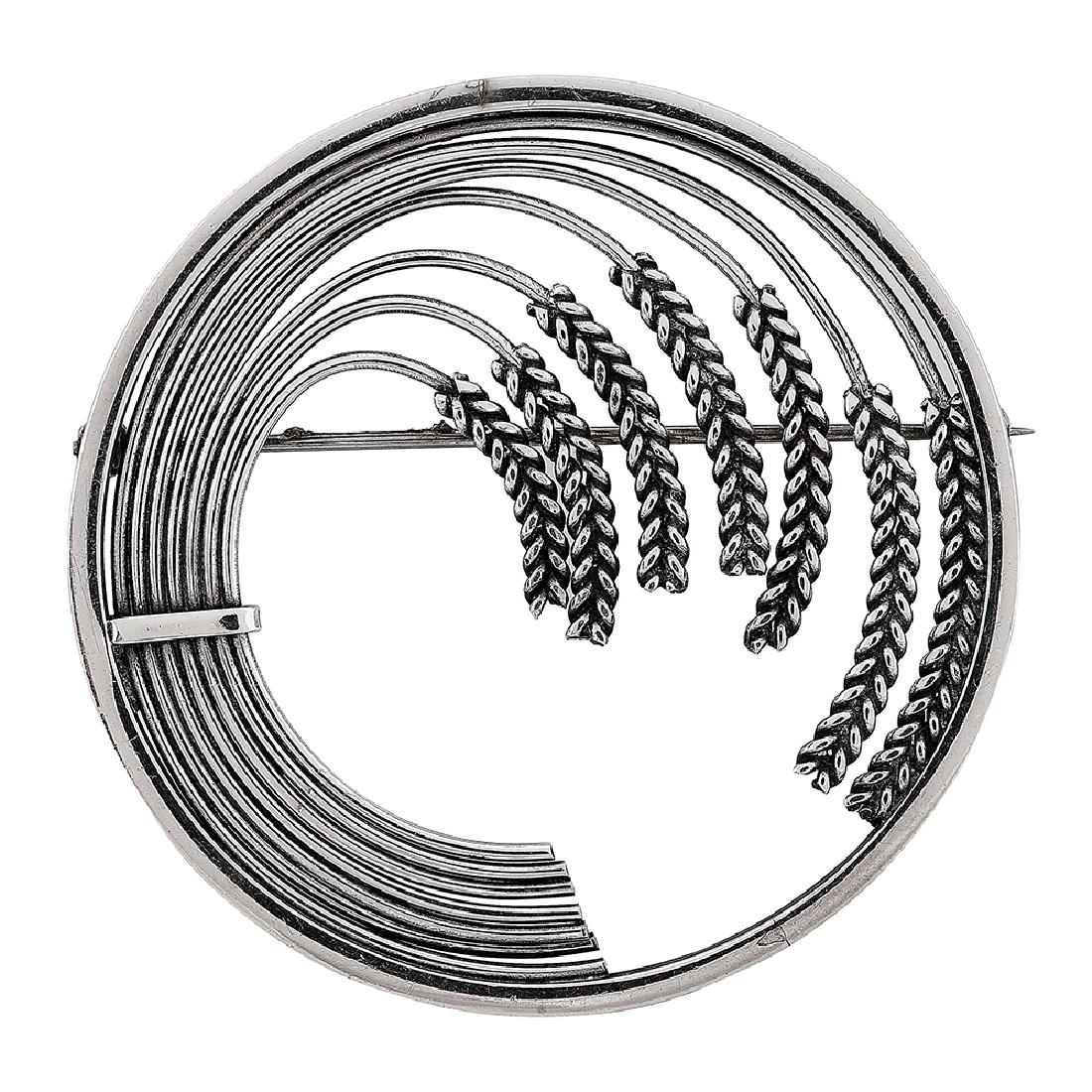 Georg Jensen, Inc. Wheat brooch (1 of 2)
