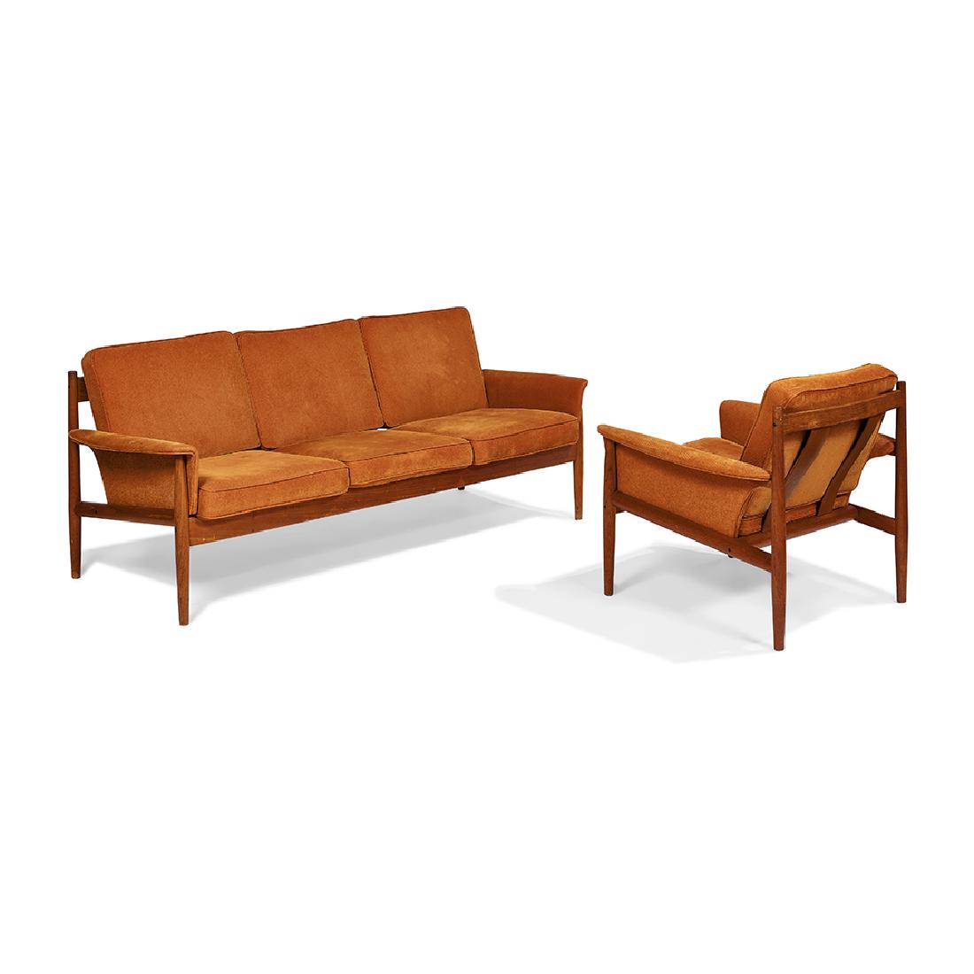 Grete Jalk for France & Son sofa and chair (1 of 2)