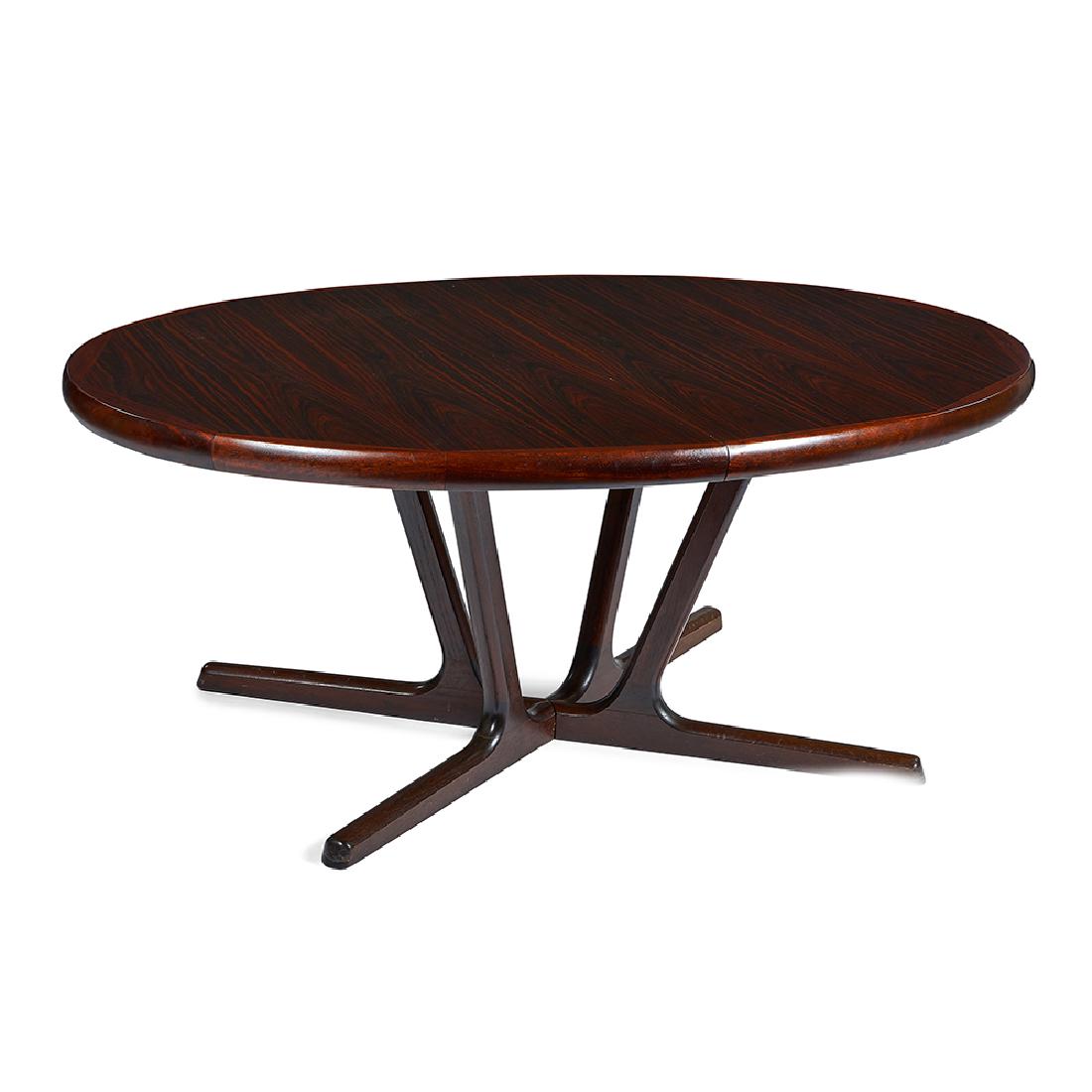 Bernhard Pedersen & Sons dining table, 6 chairs (1 of 3)