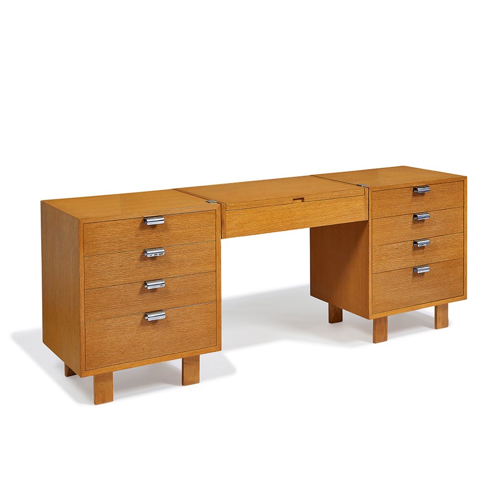 George Nelson cabinets, pair, with vanity (1 of 2)