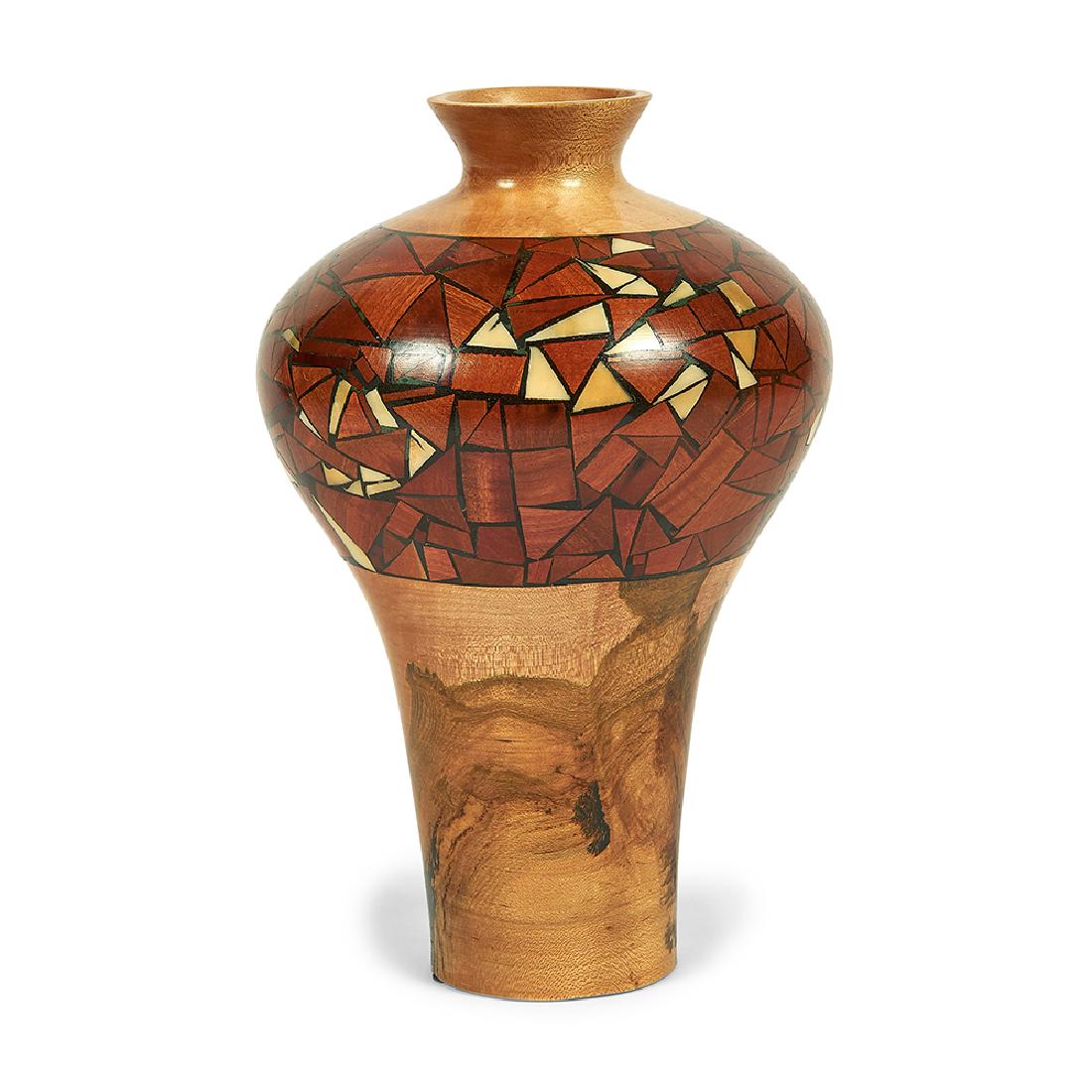 James Edward Barnes wood vessel (1 of 2)