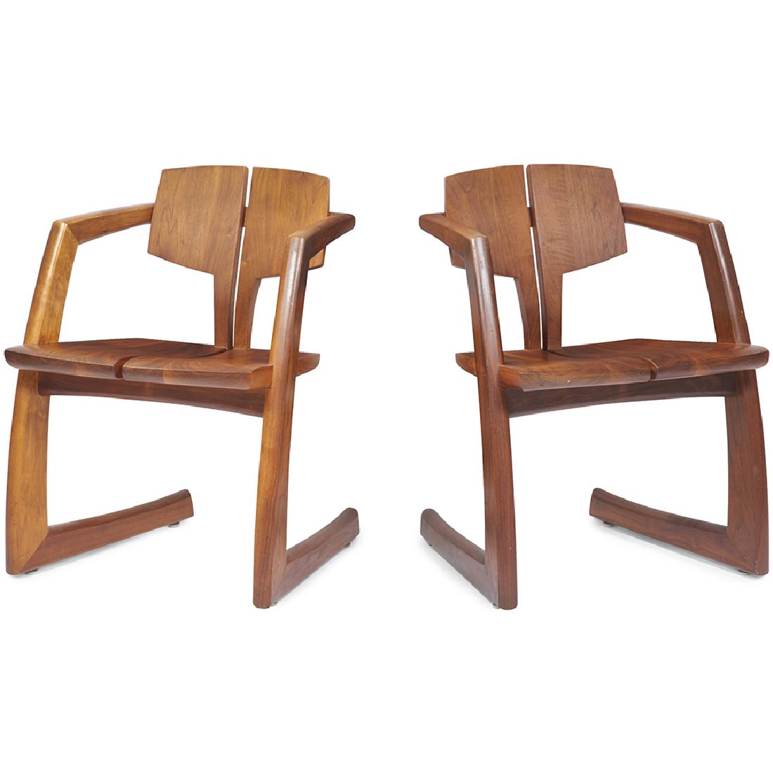 H. Wayne Raab American Craft chairs, pair (1 of 1)
