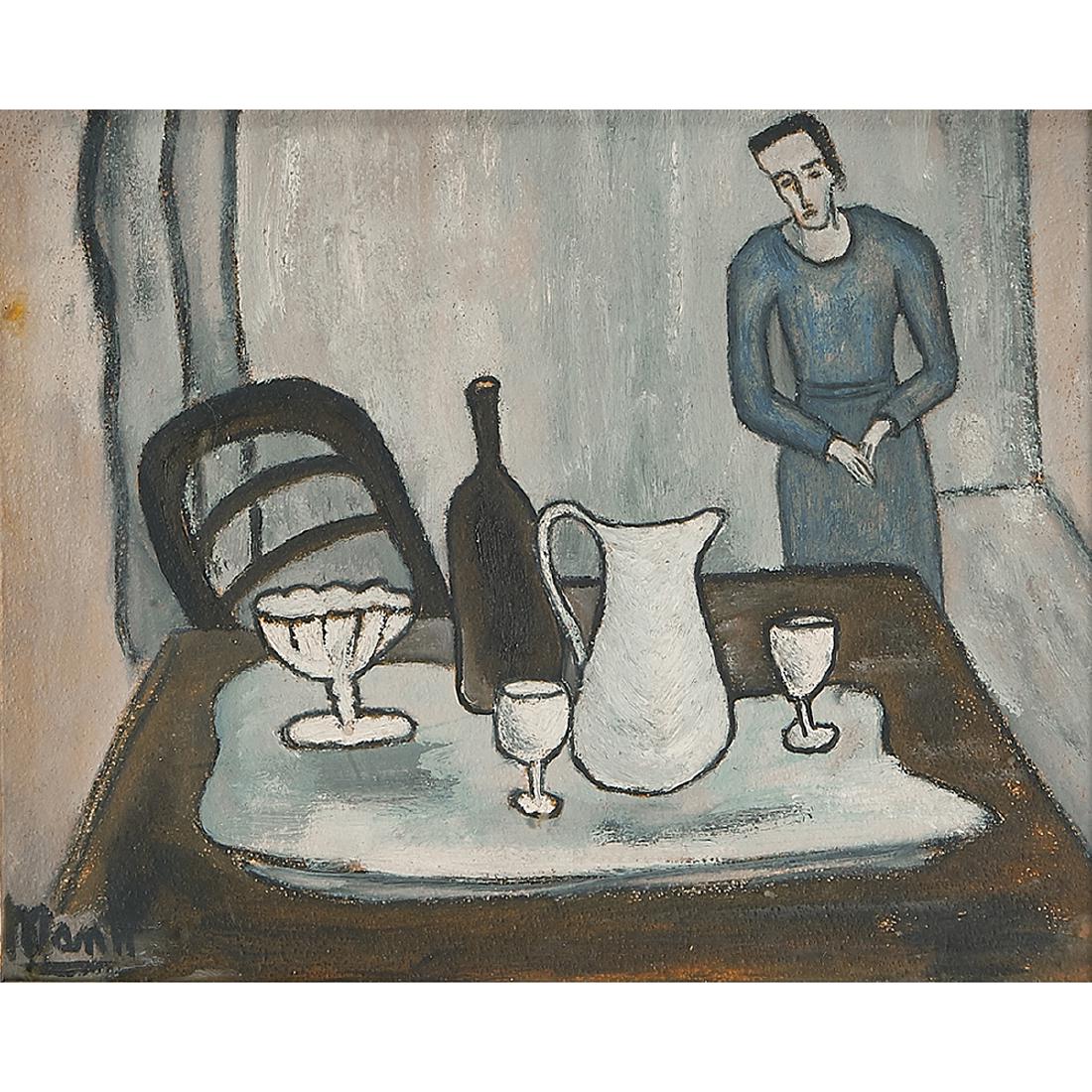 Helen Mann, Woman in Blue (1 of 2)