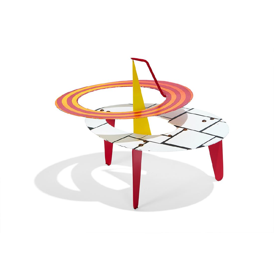 Brad Howe,Untitled: Brad Howe (American, b. 1959) Untitled painted metal signed 7"h x 9"w x 6"d