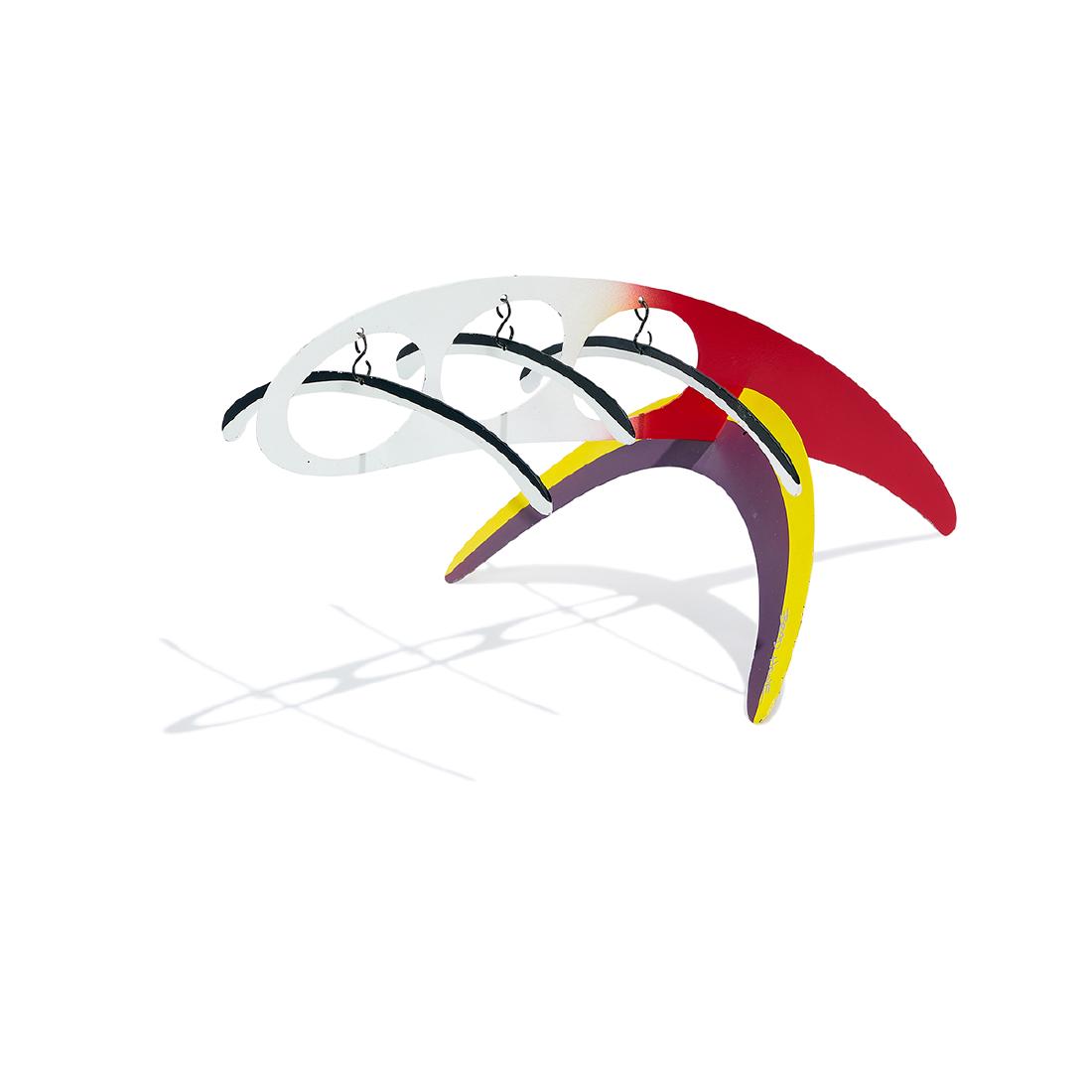 Brad Howe, Untitled: Brad Howe (American, b. 1959) Untitled painted metal signed 8"h x 11"w x 17"d