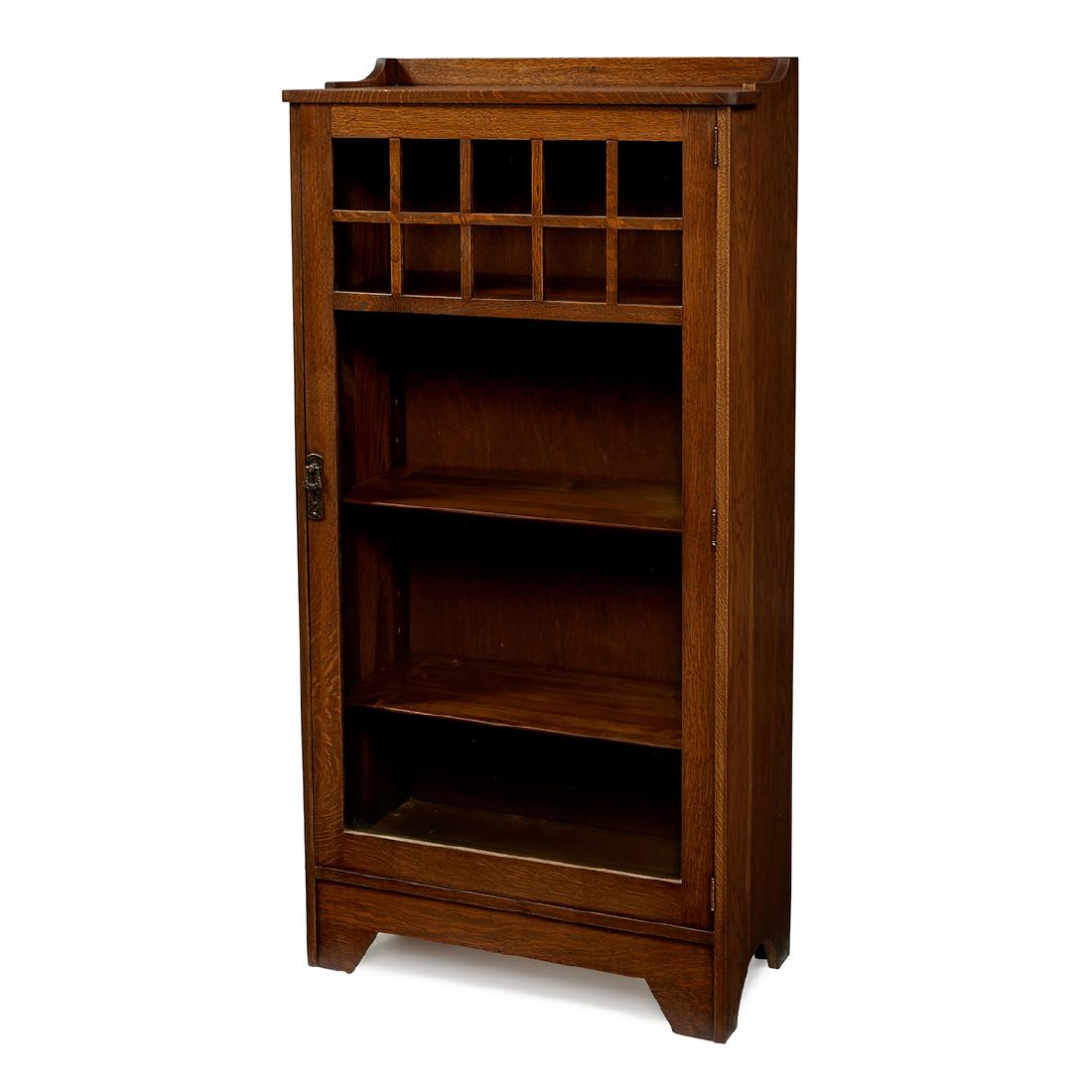 Lifetime, Oak Single-Door Bookcase, #7218 (1 of 1)