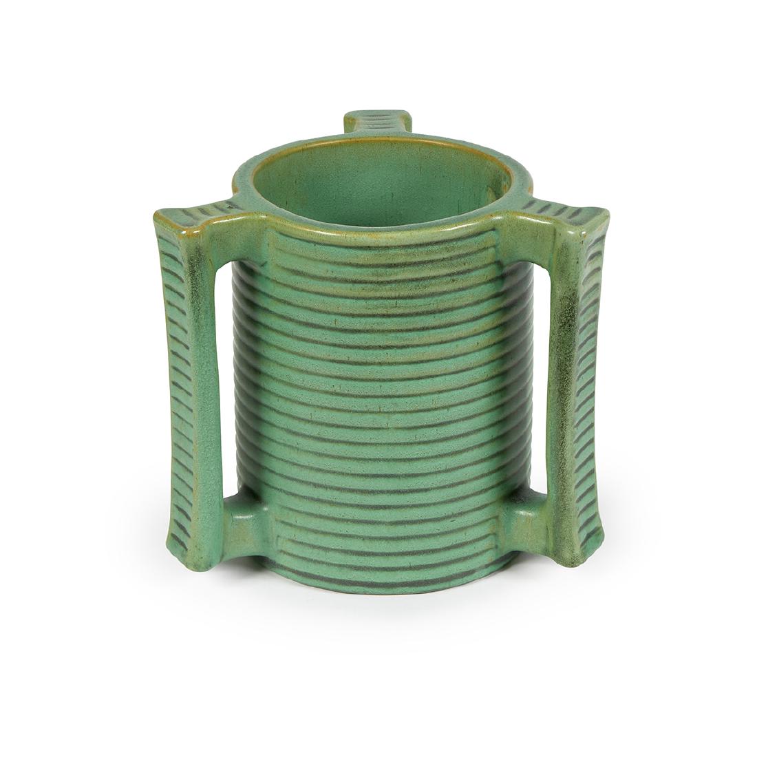 Teco, W.D. Gates, Three-Handled Vase, #278 (1 of 4)