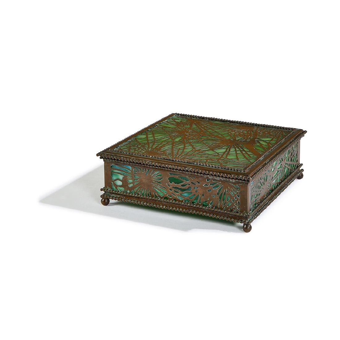 Tiffany Studios, Pine Needle Box (1 of 3)