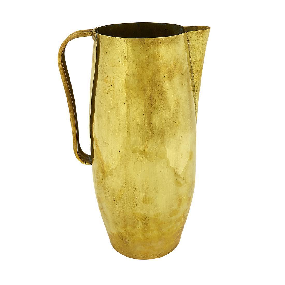 Hayno Focken, Brass Oversized Pitcher (1 of 2)