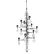 Erik Hoglund for Boda Smide AB 12-light chandelier