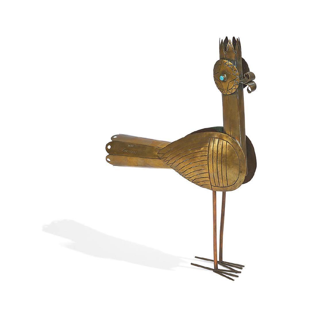 Oswaldo Guayasamin Cockerel animalier sculpture (1 of 3)