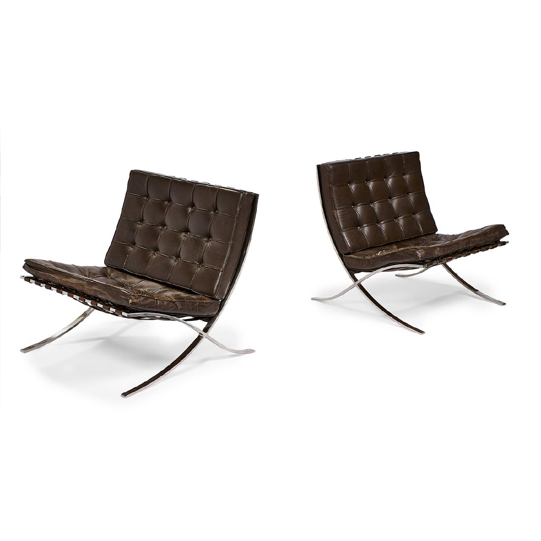 Mies van der Rohe / Knoll Assoc. Barcelona chairs (1 of 1)
