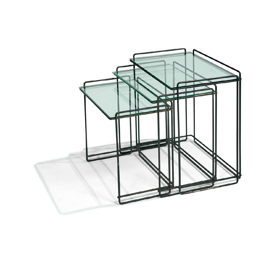 Max Sauze Isosceles nesting tables, three (1 of 1)