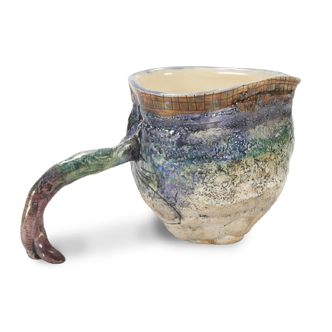 Robert Arneson, Untitled, Cup, 1965: Robert Arneson (American, 1930-1992) Untitled (Cup), 1965 ceramic signed and dated 3 1/2"h x 5"w x 3 1/2"d