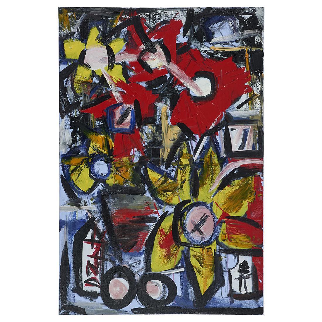 Domingo Zapata, Untitled: Domingo Zapata (Spanish/American, b. 1974) Untitled oil on canvas 36" X 24"