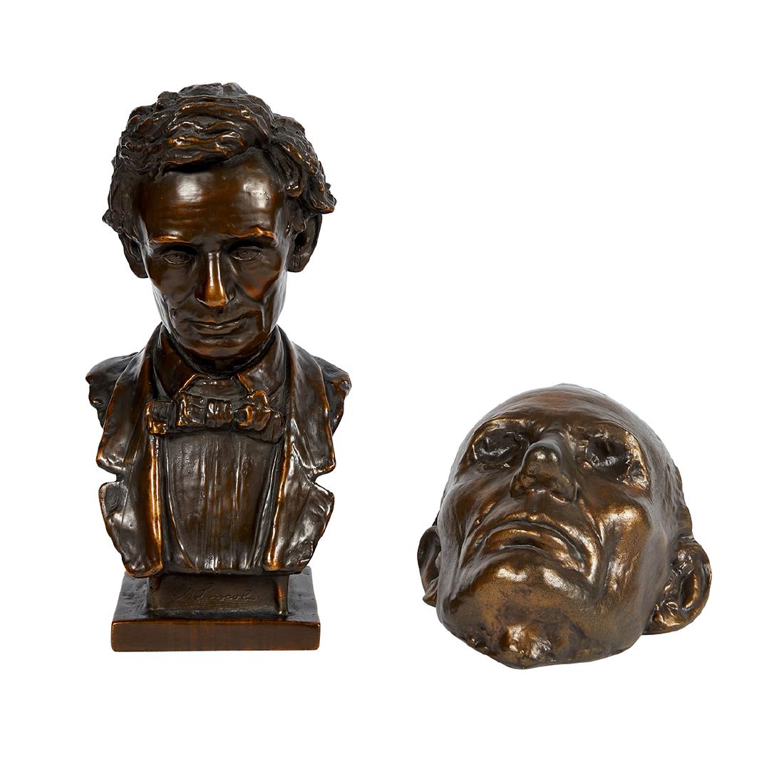 Louis Mayer, Abraham Lincoln Copper-Clad Bust (1 of 4)