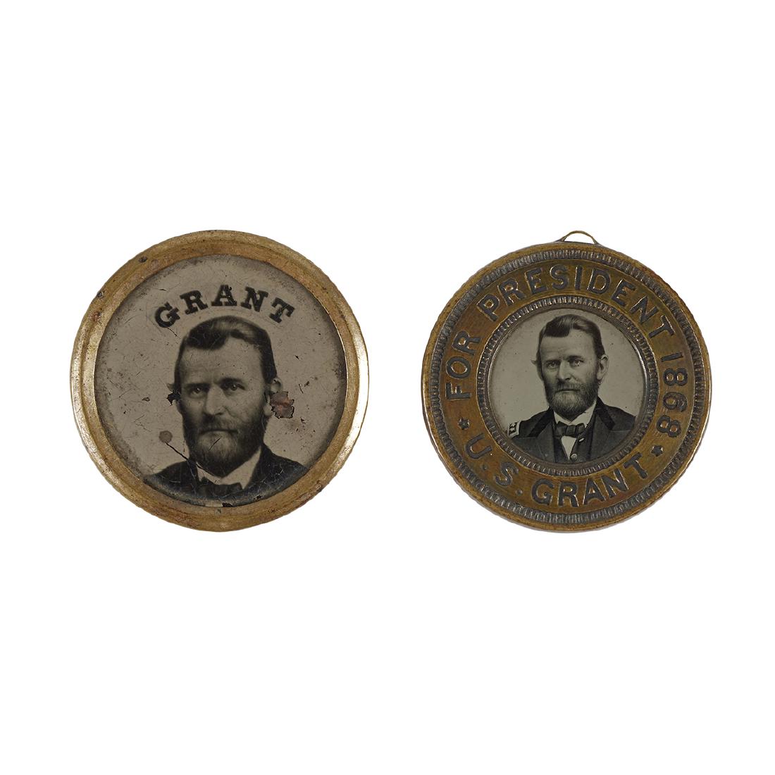 Ulysses S. Grant / Schuyler Colfax 1868 Ferrotype (1 of 2)