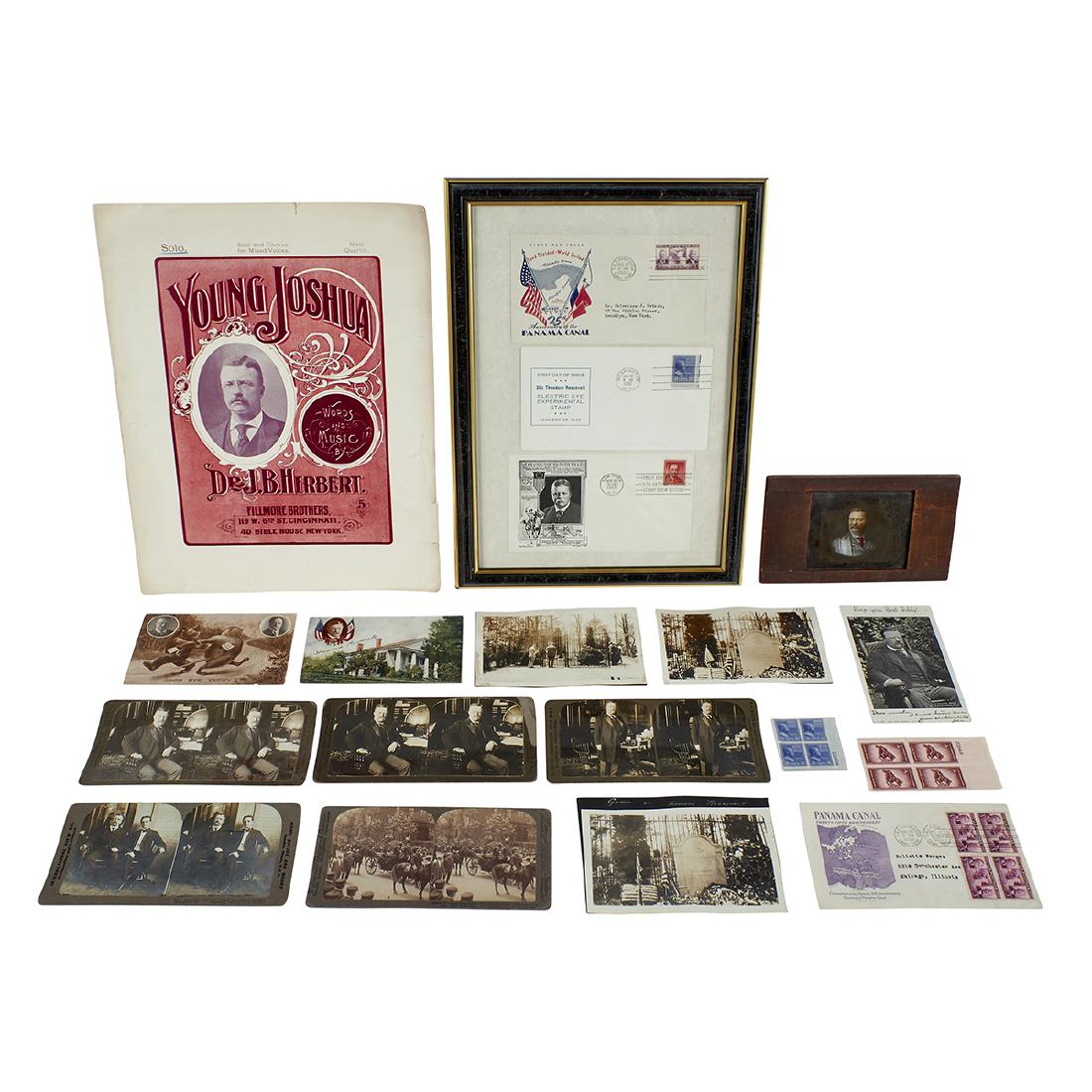 Theodore Roosevelt, Group of (17) Items (1 of 1)