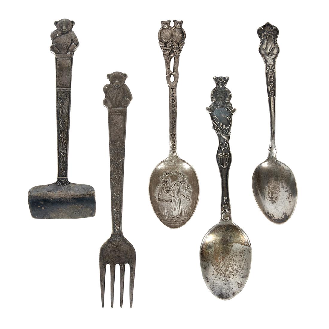 Theodore Roosevelt (5) Teddy Flatware Items (1 of 2)