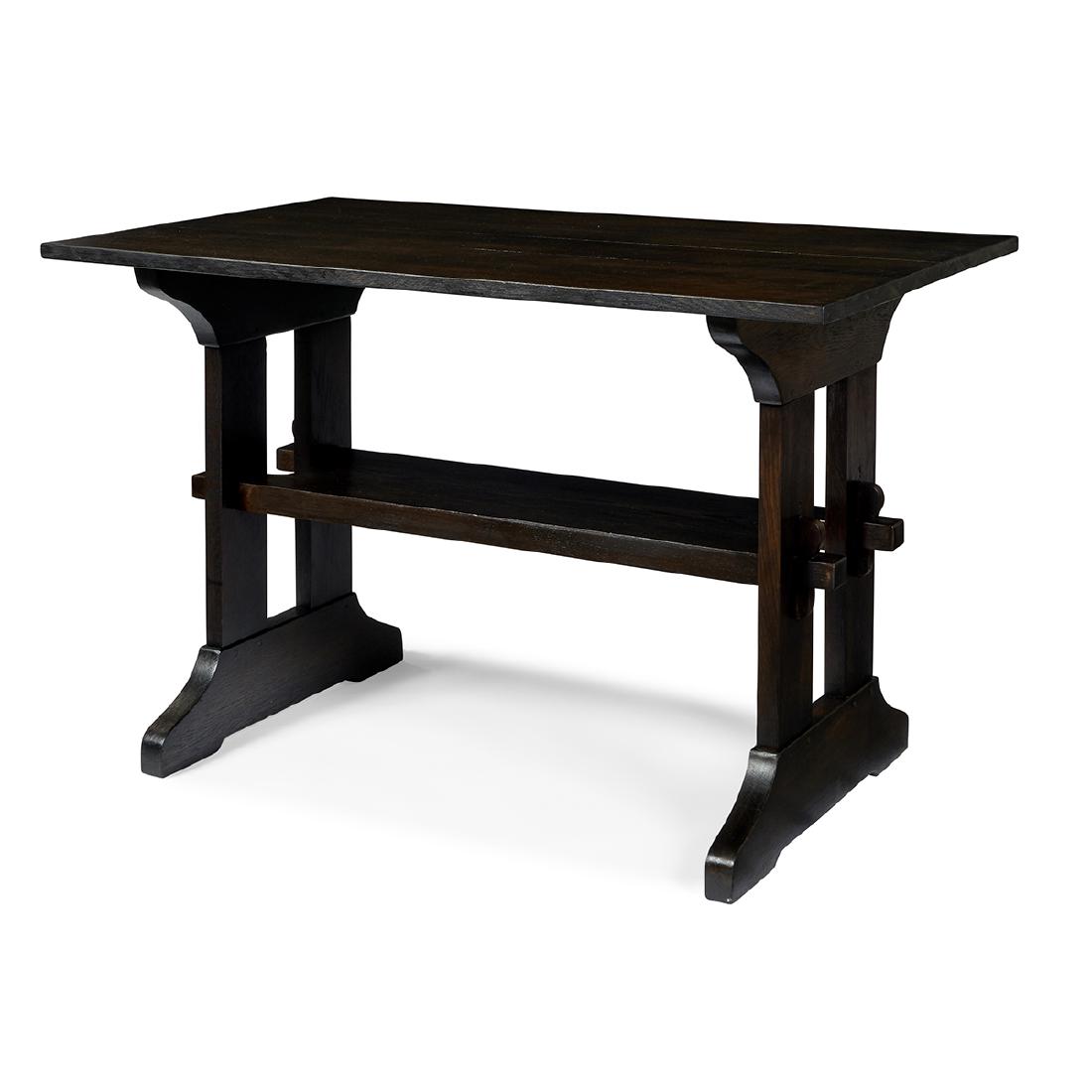 Gustav Stickley tressel table, #637 (1 of 2)