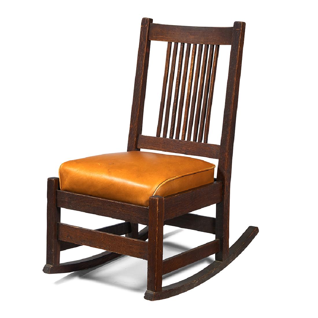 L. & J.G. Stickley sewing rocker (1 of 1)