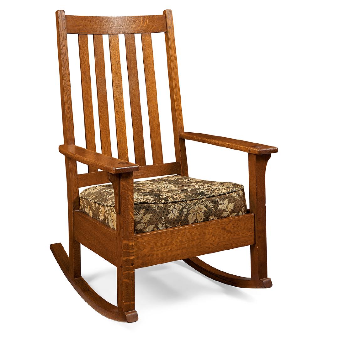 Charles P. Limbert Furniture Co. tall back rocker (1 of 1)