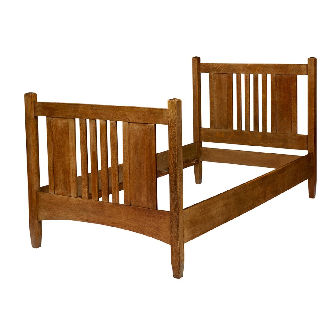 Stickley Brothers threequarter size bed, 9001