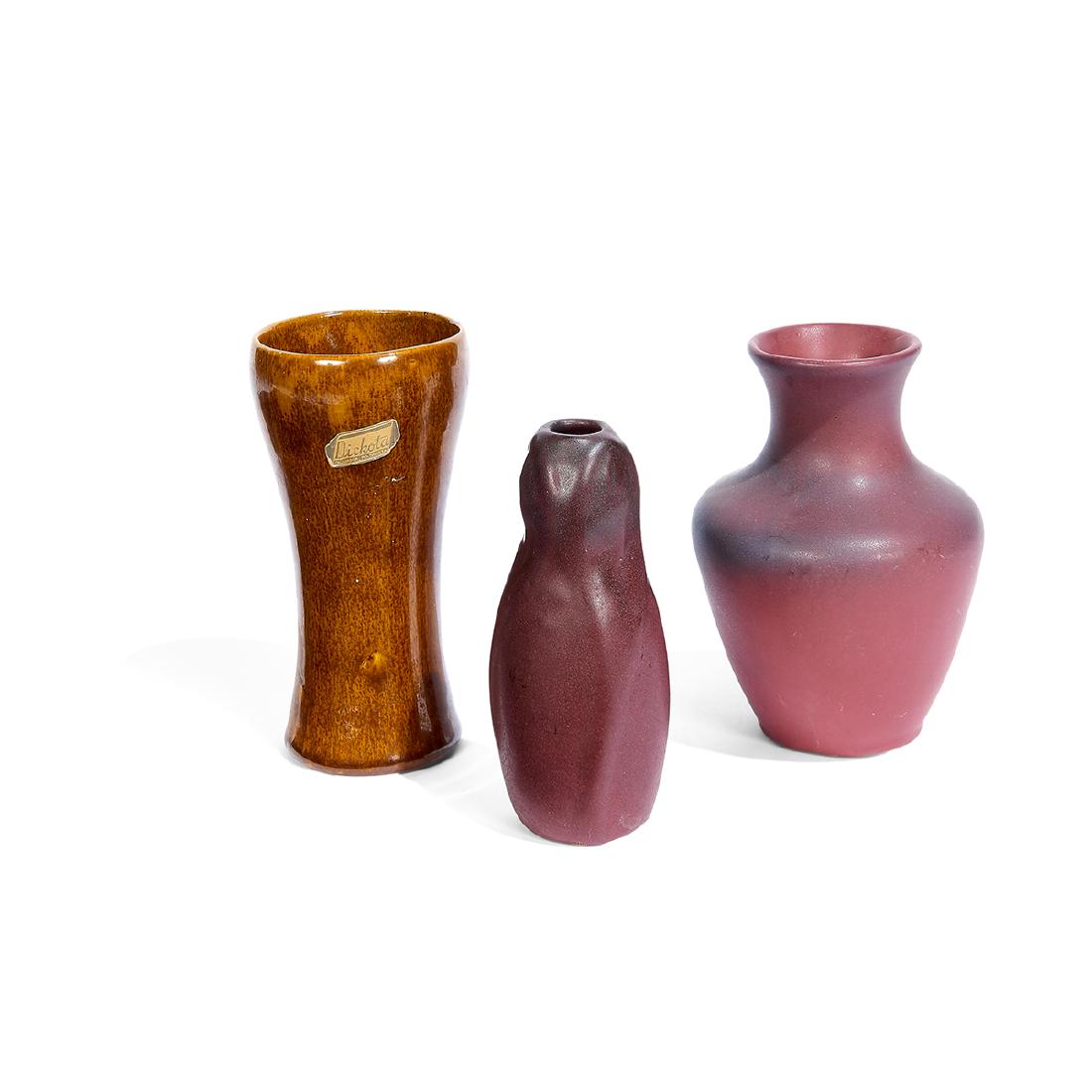 Van Briggle Pottery & Tile vases, two (1 of 2)